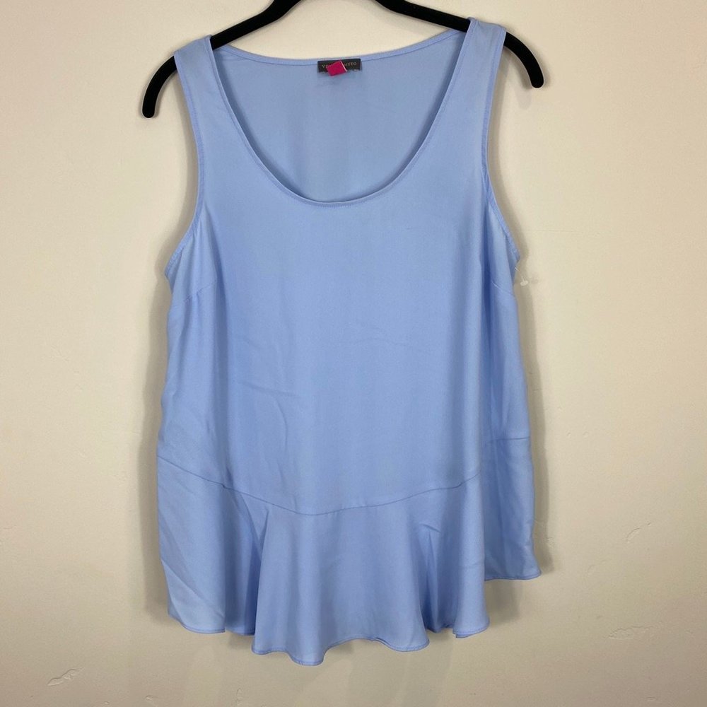 NWOT Vince Camuto Women's Blouse Size S Blue